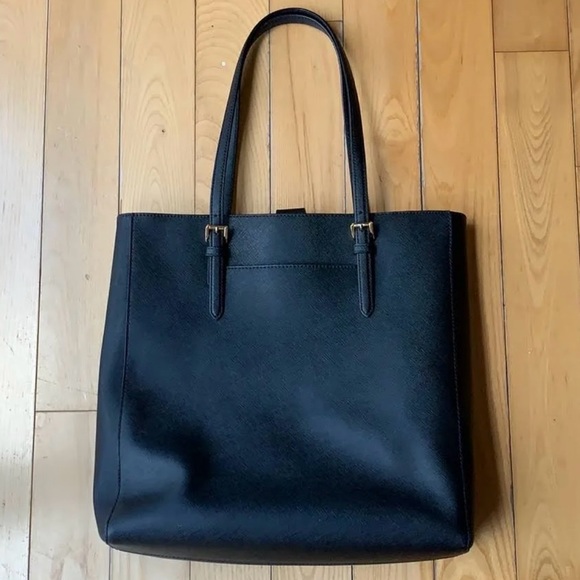 MICHAEL KORS BLACK TOTE BAG - Picture 2 of 8